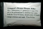 Bronze Disease Killer