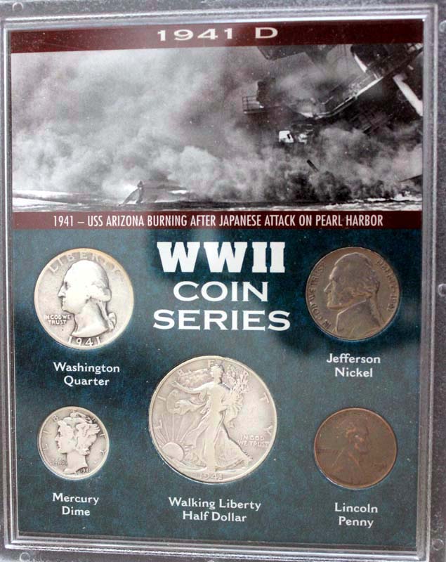 WWII Coin Set, Denver Mint, 1941