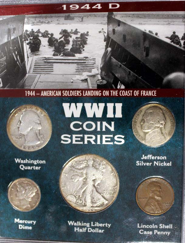 WWII Coin Set, Denver Mint, 1944, Noble Roman Coins