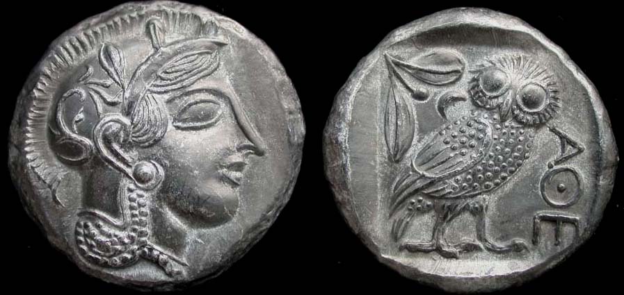 Athens Tetradrachm, Greece 455-499 BC Athens Tetradrachm, Greece 455-499 BC