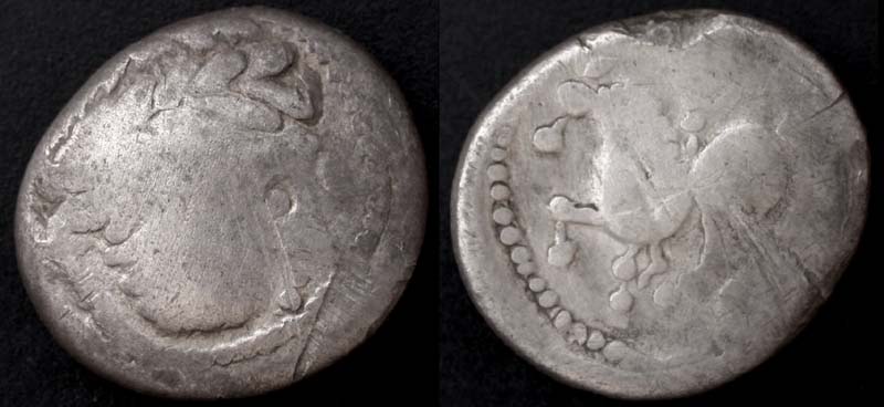 Danube Celts, Sirmium, AR Drachm, c. 200-100 BC.
