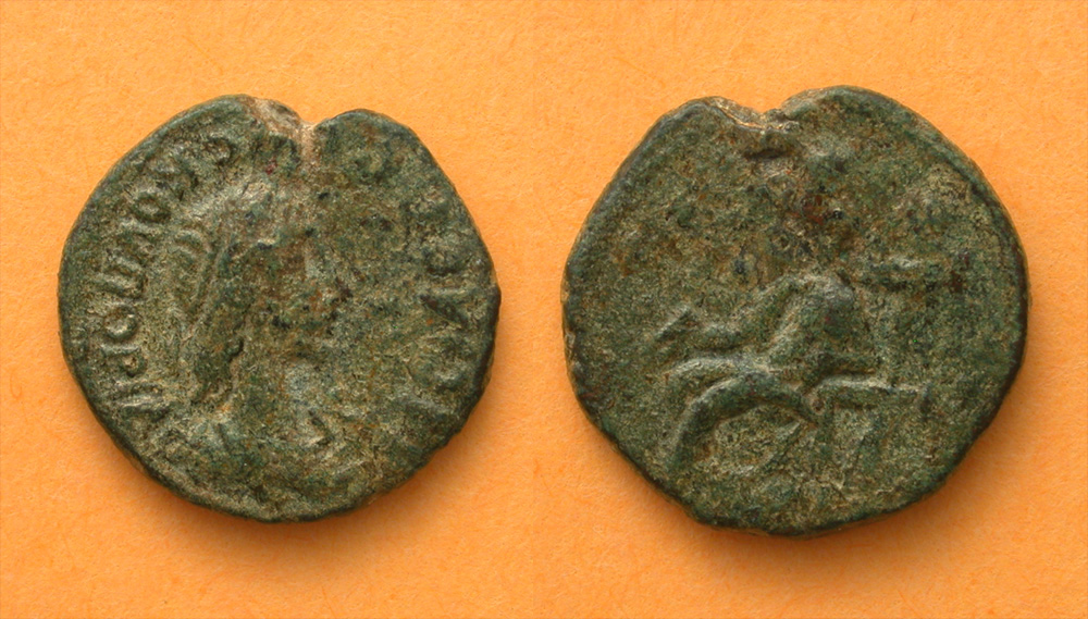 King Rheskuporis II, Aphrodite enthroned, c. 211-227 AD