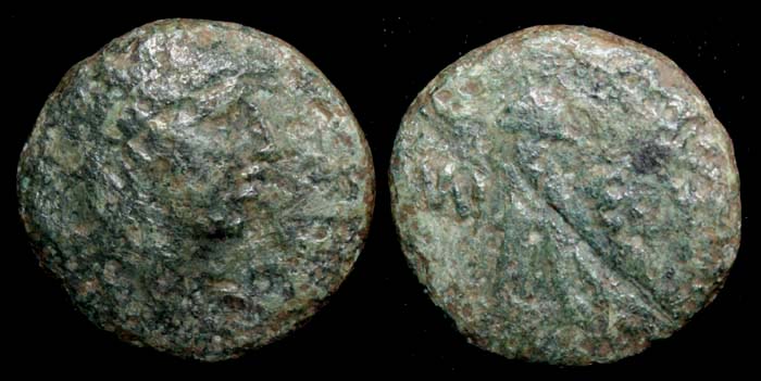 King Polemo I, Apollo and Tripod, 15-8 BC