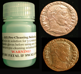 BLACKENER SWELLEGANT PATINA FOR ANCIENT-EARLIER BRONZE & COPPER ARTIFACTS-COINS 