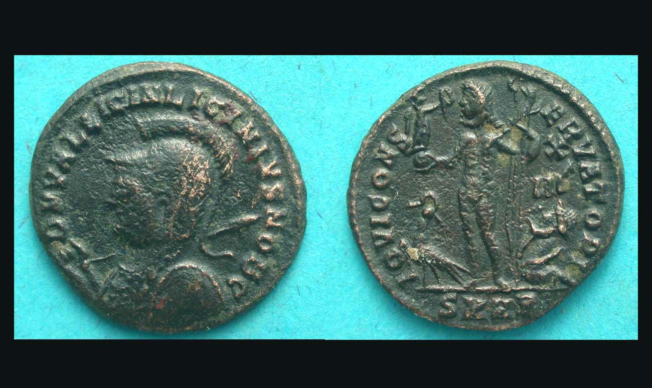 Roman So Rms Sharp Licinius II, Heraclea, Helmeted Issue, Jupiter reverse, Sharp!, Noble ...