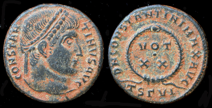 Constantine I, Votive Issue, Thessalonika