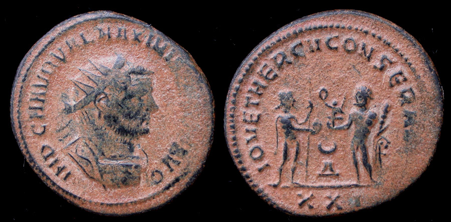 Maximian Hercules, Jupiter & Hercules, Antioch Mint Sold!