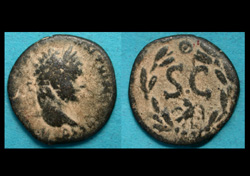 Syria, Antioch, Antoninus Pius, S-C & Eagle Reverse, Noble Roman Coins